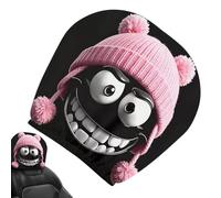 Car Headrest Cover - Dark Style | Interior Accessories Mysterious Figure Headrest CoverFunny Face Car Pillowcase - Elastic Printed Cars Seat Headrests Pillow Cover | Humorous Auto Interior Decor For D