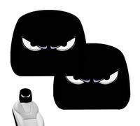 Car Headrest Covers - 2 Piece Funny Decorative Protector | Creative Polyester Headrest Ornaments | Festive Auto Seat Interior Decoration For Cars, , Trucks, Trunk Décor, Christmas, Halloween & Eve