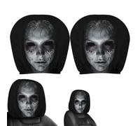 Car Headrest Covers, Horror Seat Covers, Halloween Auto Decor