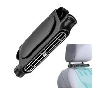Car Headrest Fan, Regolabile Angolo Cooler, Dispositivo di ventilazione portatile con batteria ricaricabile, Quiet Airflow Control for Backseat, Travel, Truck, RV, Campeggio, Long Drive