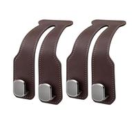 Car Headrest Hooks, 2pc Universal Seatback Bag Hangers For Vehicle Storage | Space Saving Hooks Keep Purses Bags Luggage And Shopping Items Off Seats For Organized Interiors In SUVs RVs Trucks