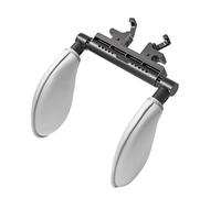Car Headrest Pillow Cuscino cervicale ergonomico regolabile a 360° per auto con memory foam e cuscinetti laterali, adatto per BMW, adatto per Benz(A13 cloth Gray)