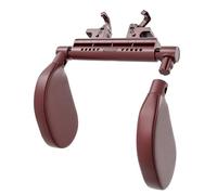 Car Headrest Pillow Cuscino cervicale ergonomico regolabile a 360° per auto con memory foam e cuscinetti laterali, adatto per BMW, adatto per Benz(A13 PVC Dark brown)
