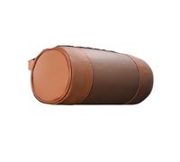 Car Headrest Pillow Cuscino cervicale in memory foam per auto, poggiatesta cilindrico, cuscino per sedia da ufficio, cuscino di supporto per poggiatesta(Brown)