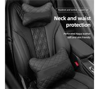 Car Headrest Pillow Poggiatesta auto lombare adatto per BYD Atto 3 Yuan Plus Han Tang EV F3 E6 Dmi Song F0 Qin Pro G3 I3 Ea(Red-headrest)
