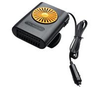 Car Heater, 12V Windshield Defroster, Portable Heating And Cooling Fan, Compact Auto Window Demister, all Season Climate Control for Sedans, Vehicles, Trucks, Winter, Camping, 5.31x4.13x2.99 Inches
