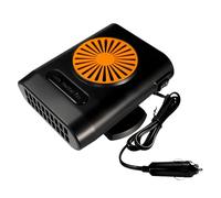 Car Heater, Defroster portatile, Dashboard Heating Fan, 12 V/24 V Plug-in Power, base regolabile a 360°, Fast Windshield Defogging Winter Driving Safety, per SUV, camion e camper