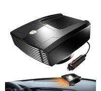 Car Heater - Vehicle Windshield Defogger, Electric Auto Heater, Window Defroster for Car | Auto Defroster Fan for Winter Driving | Portable 12V Vehicle Heating Cooling Fan for Dashboard Use