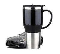 Car Heating Cup - Electric Travel Mug | Travel Electric Kettle for Car/Truck | Selff Heating Mug Travel Heating Cup Stylish Coffee Tea Cup With Handle 450ml For Tea Coffee Making Portable