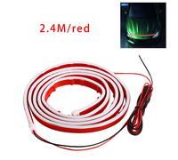 Car Hood LED Daytime Running Light Strip Flexible Dynamic Scan Start Up H7