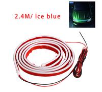 Car Hood LED Daytime Running Light Strip Flexible Dynamic Scan Start Up H7