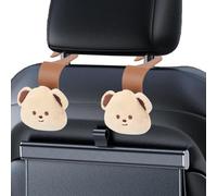 Car Hooks - Bag Hooks | Car Bag Hooks With Suction Cups Cute Bear Car Seat Hook For Car Organization Concealed Car Hangers For Sedans, SUVs Car Bag Hooks For Hanging Bags, Clothes & Shopping Items