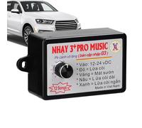 Car Horn Controller, Electric Sound Tuner, 4.4x2.4x1.4 Inches 8 Tone Speaker Control Module, Multi Sound Horns System for Cars SUV Truck, Fun Vehicle Customization Kit