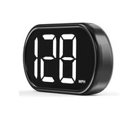 Car HUD Display, X2 GPS Tachimetro, Tachimetro Digitale MPH con LED Caratteri Grandi, Collega e Usa, per Tutte Le Auto