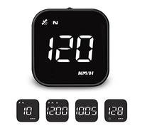 Car HUD GPS Smart Tachimetro Display KMH/MPH, iKiKin 2.0'' Display LCD con Avviso di Fatica Navigazione Bussola Avviso di Velocità per Tutti i Veicoli