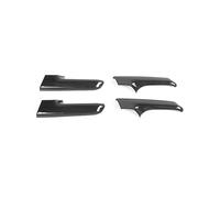 Car Interior Adesivi Per Finiture Copertura Della Decorazione Della Maniglia Della Porta Interna Dell'auto In ABS Per 4Runner 2017-2022 Accessori Interni Auto Pulsante Adesivo(Nero Grana del legno)