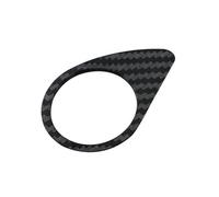 Car Interior Auto Specchietto Retrovisore Manopola Di Regolazione Decorazione Copertura Trim Per Ford Per Focus 3 MK3 LHD 2012-2018 Adesivi Accessori Auto Pulsante Adesivo(Fibra di carbonio)