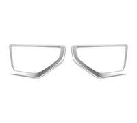 Car Interior Auto UN Pilastro Altoparlante Decorazione Anello Copertura Per Jeep Per Wrangler JL Per Gladiator JT 2018 2019 2020 2021 Up Accessori Interni Adesivi Decorative(Argento)