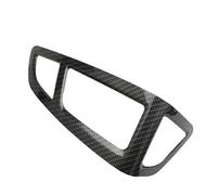 Car Interior Car Interior Front Air Vent Protezione Trim Aria Condizionata Decorazione Adesivo Per Ford Per Focus 3 MK3 2012-2018 Accessori Auto Pulsante Adesivo(Fibra di carbonio nero)