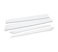 Car Interior Copertura Di Protezione Whift Del Volante Per Tesla Per Modello 3 Y Pomello Del Cambio Pannello Centrale Porta Laterale Cruscotto Anteriore Interno Interni Auto(4 pcs matte white)