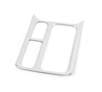Car Interior Copertura Telaio Supporto Della Tazza Dell'acqua Controllo Centrale Dell'automobile Argento/Trama Di Carbonio Per VW Per Tiguan MK1 2008-2015 Adesivi Decorative(Argento)