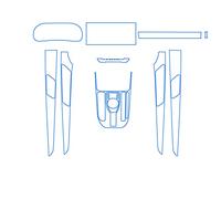 Car Interior Gear Cruscotto Pellicola Protettiva Trasparente Per Great Wall Per Haval Jolion 2021 2022 12.3 Anti-graffio respingere polvere