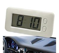 Car Interior LED Digital Clock Watch - 8.8×2.4×5cm ABS Mini Dashboard Time Display System | Universal Auto Vehicle Mounted Electronic Clock For Cars, SUVs, Trucks, Bright LED Night Readable Time
