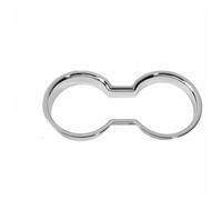 Car Interior Per Ford Per Bronco 2021-2024 Accessori Interni Per Copertura Decorativa Per Portabicchieri Anteriori Per Auto Auto Pulsante Adesivo(Chrome)