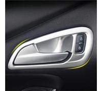 Car Interior Per Ford Per Focus 3 4 2015-2017 LHD Car Interior Maniglia Interna Della Porta Coperchio Di Protezione Ciotola Per Porta Trim Adesivo Auto Pulsante Adesivo(Argento)