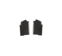 Car Interior Per Mustang GT 2015-2021 Styling Fibra Carbonio Interni Maniglia Portiera Dell'auto Decorazione Telaio Adesivi Rivestimento Della Copertura Auto Pulsante Adesivo(Style A(Black))