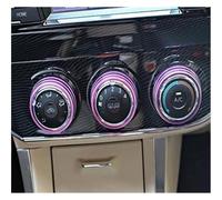 Car Interior Per Toyota Per Corolla E170 2013-2018 Car Styling Car Climatizzatore Regolatore Trim Copertura 3 Pz/set Auto Pulsante Adesivo(Viola)