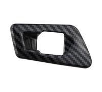 Car Interior Per VW Per T-roc 2018-2022 2023 Bagagliaio Di Un'auto Portellone Interruttore Pulsante Trim Adesivi ABS In Fibra Di Carbonio Acc. Auto Pulsante Adesivo(Carbone nero)