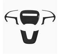 Car Interior Rivestimento Del Coprivolante Per Dodge Per Durango Per Grand Per Cherokee SRT8 2015-2021 Accessori In Fibra Di Carbonio Interni Auto(Nero)