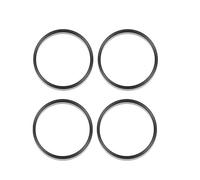 Car Interior Strips Nero Aria Condizionata A/C Sfiato Esterno Anelli Assetto Decorazione Della Copertura Interni Per Toyota Per Tacoma 2016 2017 2018 2019 2020 2021 Interni Decorazione (Colore : Nero