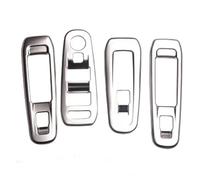 Car Interior Trim Per Peugeot 308 308s 408 Accessori Auto ABS Interruttore Finestra Sollevatore Vetro Pulsante Decorazione Pannello Adesivo Interior Trim Decorative Strips(ABS matte silver)