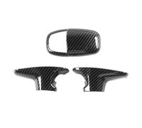 Car Interior Trim Strips Per Per Challenger 2015 Up Per Durango 2018 Leva Del Cambio Per Auto Copertura Decorativa Per Testa Superiore(Black carbon fiber)
