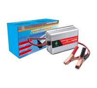 Car Inverter Adapter - Portable 300W Charging Converter | Compact Lightweight Solar Energy Transformer with Cooling Fan, Safety Fuse, Quick-Connect Plug for SUV, Sedan, Pickup, Campervan, Of Roading