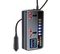 Car Inverter - Power Inverter | 12V to 220V Inverter | Car Charger Inverter, Car Inverter 12V/24V To 220V | Fast Charging Ports Portable Automotive Inverter, Automotive Charger Inverter 3 USB Ports