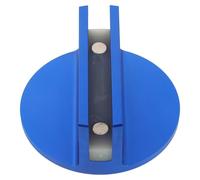 Car Jack Pad Adapter - Magnetic Frame Rail Adapter, Aluminum Slotted Jack Puck with Grooved Design, Vehicle Lift Accessory for Pinch Weld Frame Rails and Automotive Service