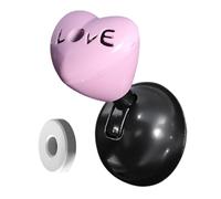 Car Joystick, copripulsante di avviamento per auto, aromaterapia, a forma di cuore, accessorio di accensione per auto, design a cuore, per un facile miglioramento degli interni