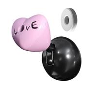 Car Joystick Starter - 1.57 Inches Ignition Button Decor | Heart Shape Lever - Alloy Aromatherapy Design with Strong Adhesive Base Adds Stylish Interior Protection and Easy Push Start Decoration