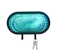 Car Key Holder For Wall - Illusion Mirror Rechargeable Holder, Wall Mount Key Hanger | Entryway Organizer Rack For Men Father Husband Boys Car Enthusiasts Home Office Walls Entryway Garage Decor Gift