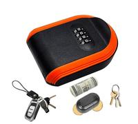Car Key Magnetic Lock Box Portable - ABS 9.1x4.1x12.6cm Strong Hidden Safe - Outdoor Home Security Key Storage For Hideaway - Combination Secret Locking Case