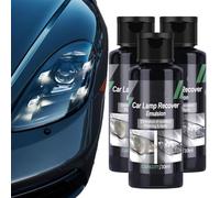 Car Lamp Recover Emulsion of Oxidation Polishing & Apply Turn Cloudy Headlights Into Crystal Clear Vision Long-Lasting Protection for All Headlights (3PCS)