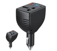 Car Laptop Charger 150W DC 12V To AC 220V Digital Display Inverter