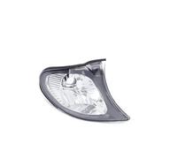 Car Laterale Indicatore Posizione Angolare Posizione Fendinebbia Anteriore Direzione Auto Per BMW Serie 3 E46 4 Porte 318i 320i 325i 330i 2002-2005(1Piece Right Silver)