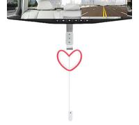 Car LED Ambient Light,LED Heart Shaped Automotive Interior Decoration | High-Visibility Rear Bumper Warning Ring | For SUV RV Sedan Truck Auto Vehicle Minivan Van