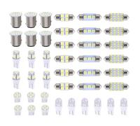 Car LED Lights - 7.48 Inch Interior Lighting Kit | PC LED Automotive Lights - Waterproof plug & play LEDs light for car interior decoration reading light and license plate illumination