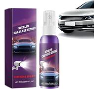 Car License Plate Invisible Spray,Invisible License Plate Spray-50ml,High Visibility Night Use Invisible License Plate Protector Sprayer,for Cameras, for Safe Driving (1PCS)