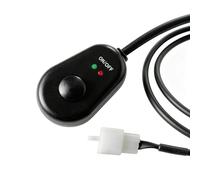 Car Light Shut Off Button - 12 V Relay Cut Off Controller,with Red And Green LED Indicator Teardrop-Shaped Car Headlight Control - Rear Front Fog Lamp Vehicle Marine Boat